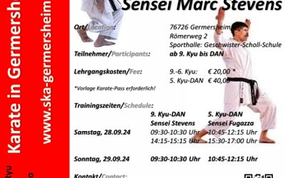 Sensei Fugazza and Stevens Germersheim September 2024
