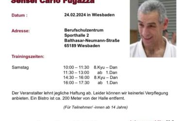 Sensei Fugazza Wiesbaden 2024