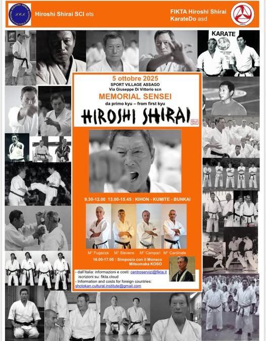 Sensei Shirai Memorial Course 5th October 2025